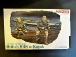 Dragon 3023: British Sbs W/ Kayak 1/35 Figure Set Model. Fixed Price $8.00.