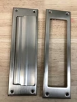 Baldwin 0017056 Mag-size Spring Brass Letter Box Plate W/cover, Satin Nickel. Fixed Price $89.99.
