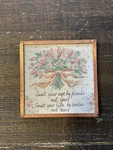 Vintage Linda Grayson Quote Magnet Printwick Papers Floral Copper Frame. Fixed Price $9.99.
