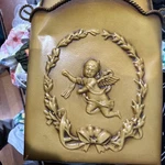 Southern Living At Home Glorious Angel Door Bucket Mustard Yellow 13.5"X5"X 20". Fixed Price $16.48.