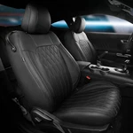 Custom Seat Covers Ford Mustang Coupe 2015-25 Faux Leather Black 2381. Fixed Price $79.06.