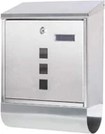 Locking Wall Mount Mailbox, Stainless Steel Mailboxes With Secure Key An.... Fixed Price $111.09.
