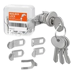 Replacement With 4 Keys - Multipurpose Locks Nickel. Fixed Price $12.85.