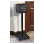 Kingdom Personalized Durable Touch-free Giving Metal Donation Box With Wheels. Fixed Price $307.00.