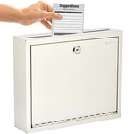 Adir Metal Suggestion Box With Lock And Slot, Wall Mount Deposit For Paym.... Fixed Price $40.46.