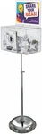 Clear Locking Suggestion Box With Keys - Donation & Offering Display Stand. Fixed Price $149.99.