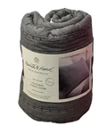 Hearth & Hand With Magnolia Gray Textured Stripe Standard Pillow Sham New. Fixed Price $19.99.