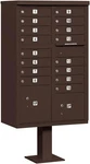 Salsbury Industries 3316SAN-U 16-DOOR Type Iii Cluster Mailbox, Bronze. Fixed Price $2683.29.