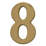 Hy-ko 5" Polished Brass Number 8 (3 Pcs.). Fixed Price $39.78.
