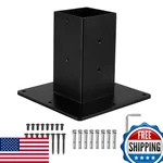 Ilyapa Black Mailbox Post Base Plate Mounting Bracket - Works With. Fixed Price $119.63.