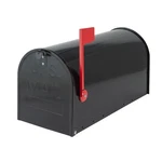Large Mailboxes For Outside, Rainhol Black Metal Mailbox, Galvanized Steel Post. Fixed Price $99.49.