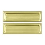 Deltana MS212 Brass 13-1/8" X 3-5/8" Solid Mail Slot With Interior Flap. Fixed Price $120.00.