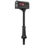 Architectural Mailboxes Roxbury Black Large Steel Post Mount W/. Fixed Price $69.99.