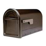 Architectural Mailboxes Post Mount Large Galvanized Steel Champagne Flag. Fixed Price $59.88.
