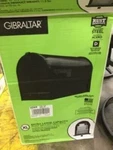 Gibraltar Extra Large Black Mailbox Rural Post Mount Xl. Fixed Price $27.30.