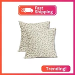 Kawani Spring Daisy Floral Pillow Covers 16X16 Inch Sage Green Brown Beige Vinta. Fixed Price $21.47.