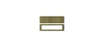 Deltana MS211U5 Mail Slot 13-1/8" With Interior Frame Antique Brass. Fixed Price $78.60.