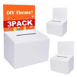 Grawun 3 Pack Valentines Day Cardboard Ballot With Slot, Suggestion Boxes. Fixed Price $14.99.