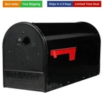 Gibraltar Mailboxes Outback Double Door, Large Capacity Mailbox, Black. Fixed Price $117.89.