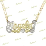Personalized Gold Plated / 2TONE Silver Single Name Necklace Any. Fixed Price $37.17.