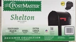 Postmaster Shelton Black Metal Steel Mailbox Extra Large 20" 11.75" 11.625. Fixed Price $29.95.