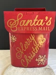 Letters To Santa Mailbox Red Metal Full Size Christmas Holiday Decor. Fixed Price $19.99.
