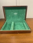Cutco 8-SLOT Wood Knife Green Fabric Lined Box Case Only Oakland/new Kensington. Fixed Price $20.00.