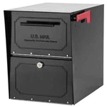 Architectural Mailboxes Oasis Black Extra Large Steel Locking W/. Fixed Price $94.95.