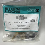 Compx National C8725 Mail Box Lock Cam Bright Nickel With Keys New. Fixed Price $11.93.