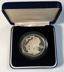 1980 Gibraltar - Admiral Lord Nelson Silver Crown Proof Coin W/box. Fixed Price $113.75.