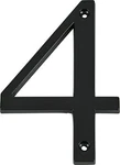 Distinctions 843144 Black Flush-mount 4-INCH House Number. Fixed Price $16.80.