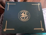 Stickley Vintage Green Leather And Velvet Jewelry Box Made Manlius Ny. Fixed Price $160.00.