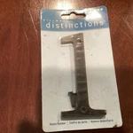 Hillman Distinctions House Number 1 Black Finish 4 Inches Tall (new Old Stock). Fixed Price $5.25.