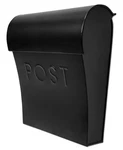 Nach Vicki Style Black Wall Mount Mailbox, Made From Heavy Duty Galvanized Metal. Fixed Price $20.00.