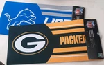 New Evergreen Outdoor Mat Nfl Detroit Lions Bay Packers. Fixed Price $14.99.