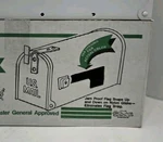 Galvanized Steel Mailbox White Standard No. T1 Size Postmaster Approved *new*. Fixed Price $21.88.