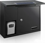 Solar Wall Mount Mailbox With Led Lighting - Secure Key Drop For Home, Ap.... Fixed Price $35.00.