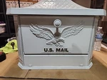 Gibraltar Hamilton Premium Large Locking Aluminum Post Mount Mailbox White Displ. Fixed Price $69.99.