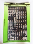 New Hy-ko Products Vinyl Numbers And Letters 1'' High Self Adhesive MM-2 / Nos. Fixed Price $8.95.