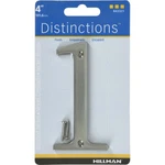 Hillman Distinctions 4 In. Silver Brushed Nickel Screw-on Number 1 Pc (3-PACK). Fixed Price $14.67.