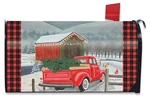 Briarwood Lane Festive Covered Bridge Christmas Mailbox. Fixed Price $12.99.