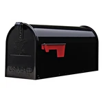 Gibraltar Mailboxes Classic Medium, Steel, Post Mount Mailbox, Black, T1S00B00. Fixed Price $29.99.