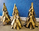 Desert Steel Evergreen Luminary Indoor/outdoor Candle Winter Christmas Decor. Fixed Price $89.99.