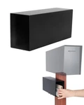 Newspaper Holder -16X4X6 Metal Storage For Post Mount Mailbox, Univ.... Fixed Price $55.21.