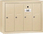 Salsbury : 4-DOOR Surface Mount Vertical Mailbox With Usps Access (sandstone). Fixed Price $649.00.