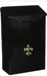Classic Small Capacity Galvanized Steel Black, Wall-mount Mailbox, BW110000. Fixed Price $15.99.