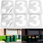 Isyfix Reflective Vinyl Number 3 (three) Stickers - 6 Inch,. Fixed Price $16.11.