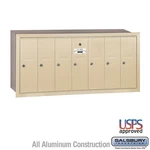 Salsbury Vertical Mailbox - 7 Doors Sandstone Recessed Mounted Usps Access. Fixed Price $998.46.
