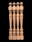 4 Vintage Architectural Salvage Solid Wood Newel Post Repurpose Choose 18 5/8. Fixed Price $139.99.