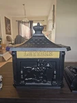 Retro Cast Aluminum Mailbox Lockable Security Postal Letter W/baffle Door. Fixed Price $49.99.